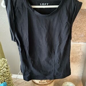 J. Crew Black Short Sleeve Tee